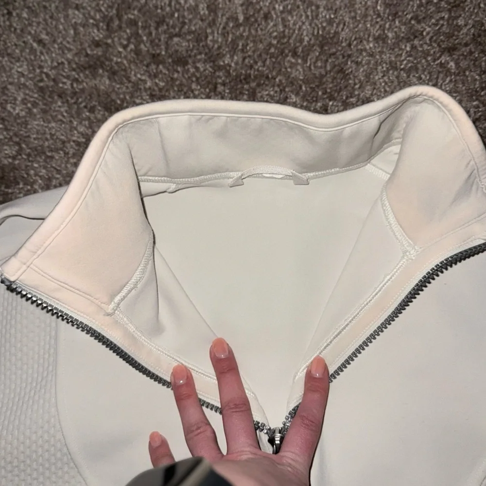 Lululemon Mixed Modal Pullover, Bone - Picture 7 of 8